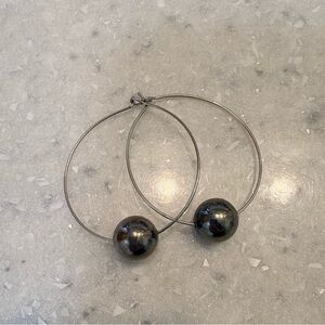 Elegant Silver Hoop Earrings